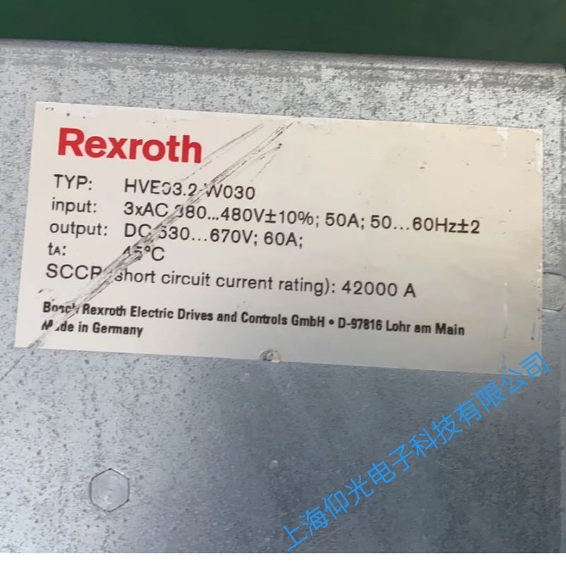 REXROTH力士樂伺服驅(qū)動器報(bào)F3115代碼維修公司