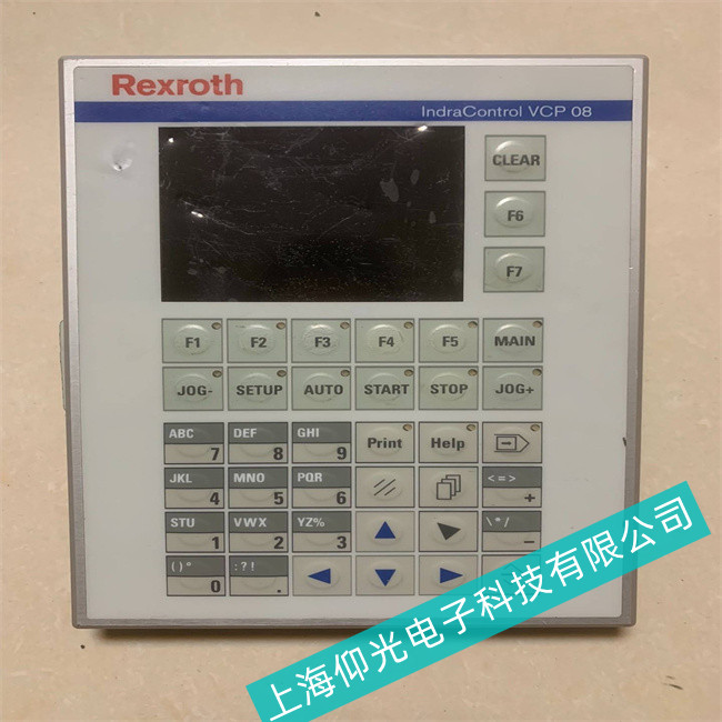 諸暨市壓力機Rexroth力士樂觸摸屏VDP80.1FA維修當天修好