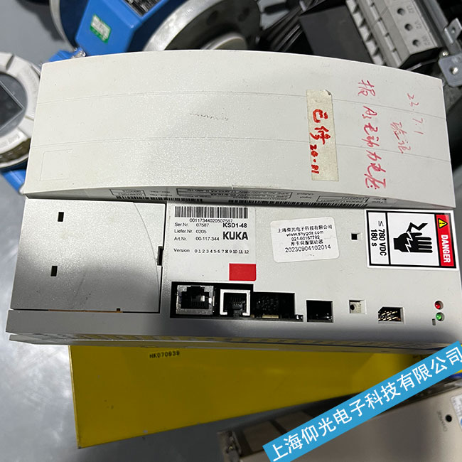 KUKA庫卡機器人伺服驅動器KSD1-48內(nèi)部電流大增而過流維修